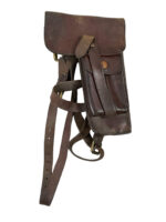 WW1 British BEF Webley and Scott Automatic Pistol Leather Holster