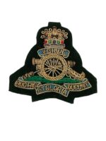 Canadian Forces Artillery Officer's Bullion Wire Cap Badge