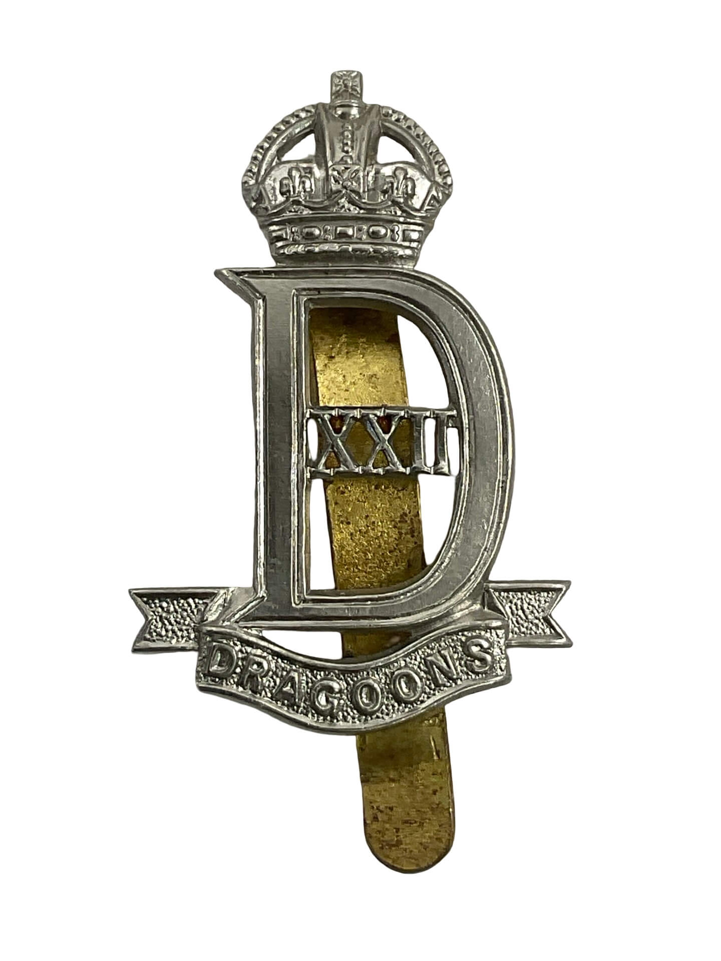 WW2 British 22nd Dragoons Cap Badge WW2 British 22nd Dragoons Cap Badge