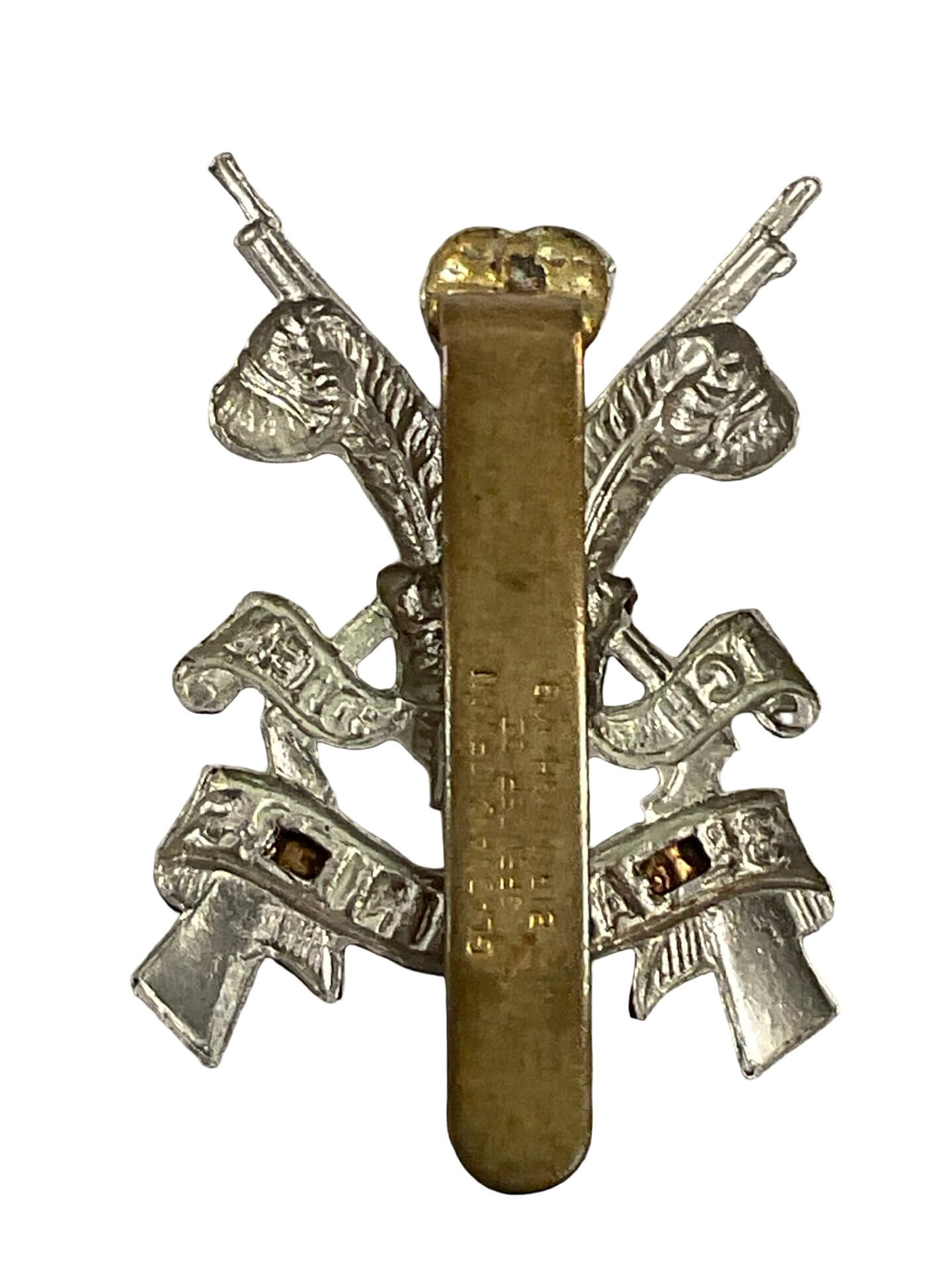 WW2 British 3rd Carabiniers Prince of Wales's Dragoon Guards Cap Badge WW2 British 3rd Carabiniers Prince of Wales's Dragoon Guards Cap Badge