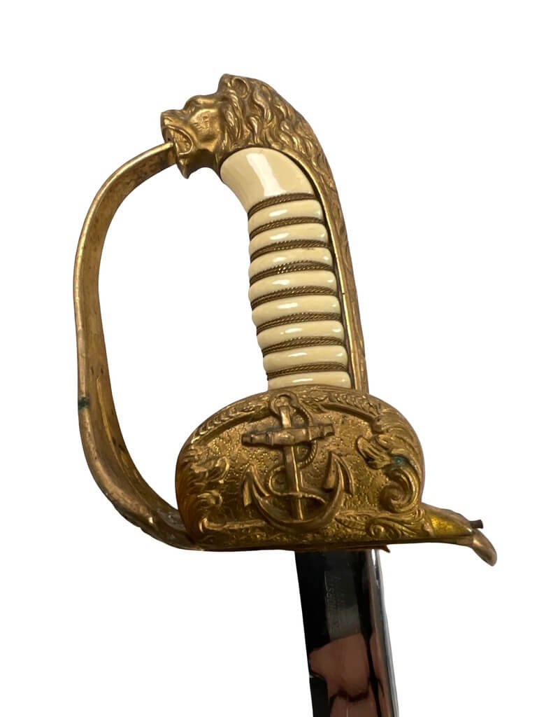 German Navy Kriegsmarine 1923 Pattern Officer's Sword With Scabbard Maker E&F Horster German Navy Kriegsmarine 1923 Pattern Officer's Sword With Scabbard Maker E&F Horster
