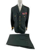 Canadian Forces Lieutenant General DEU Tunic and Trousers With Wartime Service Ribbons