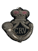 British Victorian Rifle Volunteers Bullion Wire Cap Badge