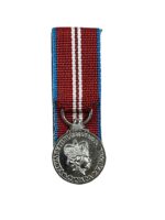 Canadian Diamond Jubilee Miniature Medal Mounted Canadian Diamond Jubilee Miniature Medal Mounted