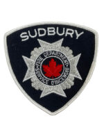 Canadian Ontario Sudbury Fire Department Patch