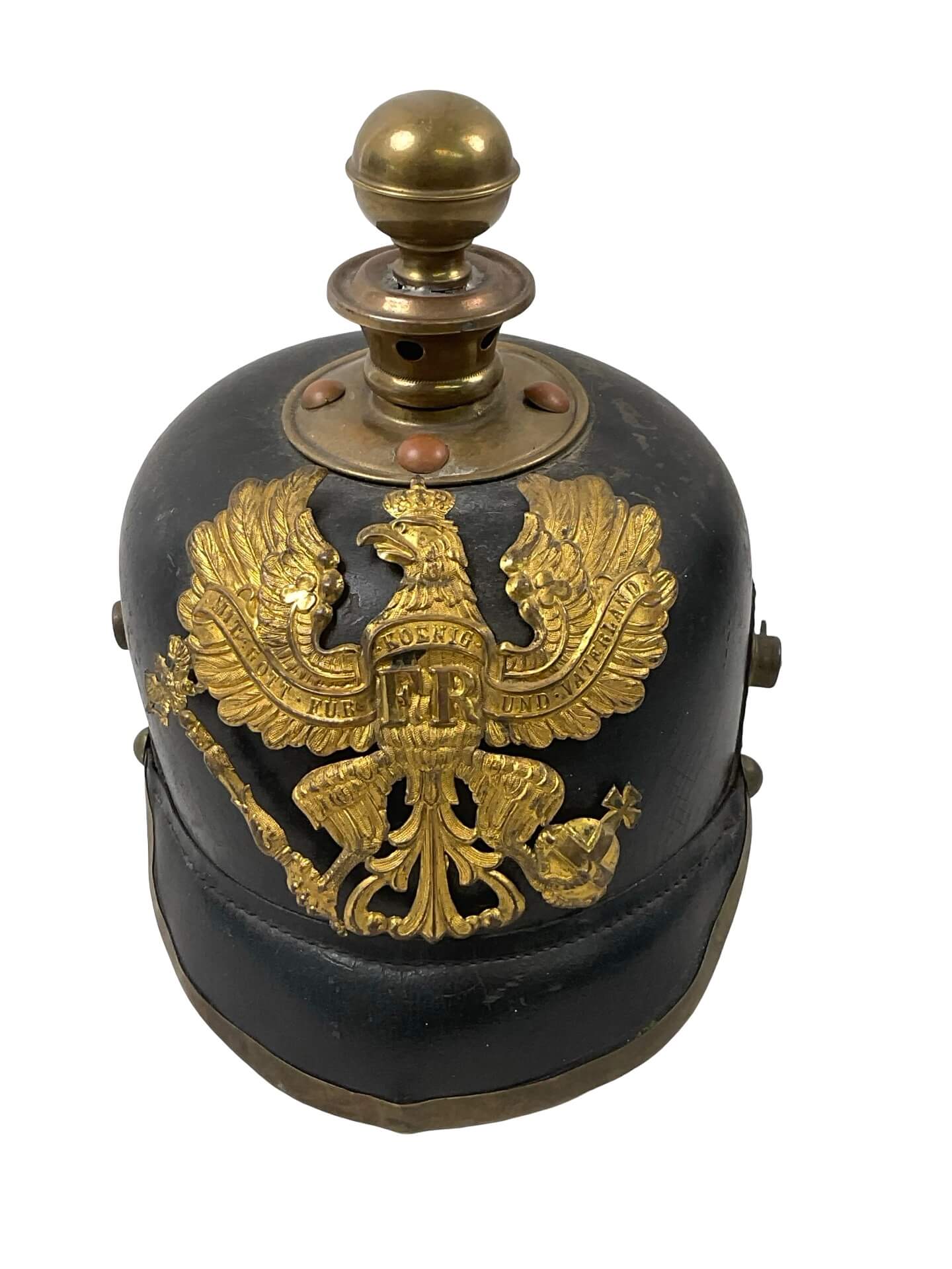 WW1 Imperial German Prussian Foot Artillery Other Ranks Pickelhaube WW1 Imperial German Prussian Foot Artillery Other Ranks Pickelhaube