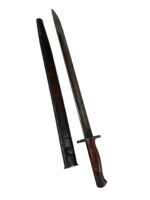 WW1 British BEF SMLE Bayonet With Scabbard Dated 1917