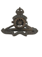 WW2 British Artillery Officer's OSD Bronze Cap Badge