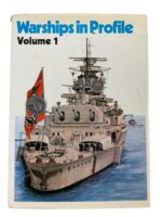 WW2 US British German Japanese Warships in Profile Vol 1 Used Hardcover Reference Book