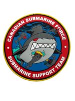 Canadian RCN Navy Submarine Force Submarine Support Team Rubber Patch