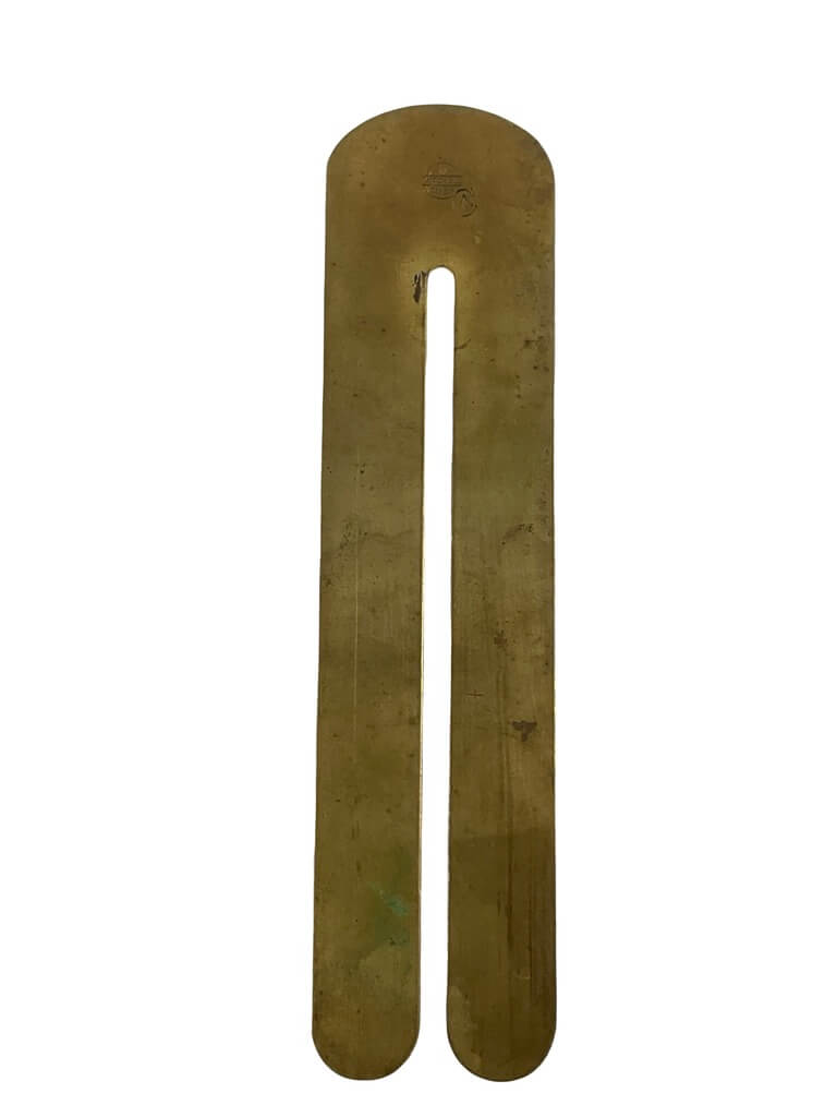 WW2 Canadian Army Brass Button Stick C Broad Arrowed WW2 Canadian Army Brass Button Stick C Broad Arrowed