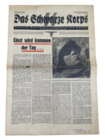 WW2 German SS Newspaper Dated 1943 GERMAN TEXT