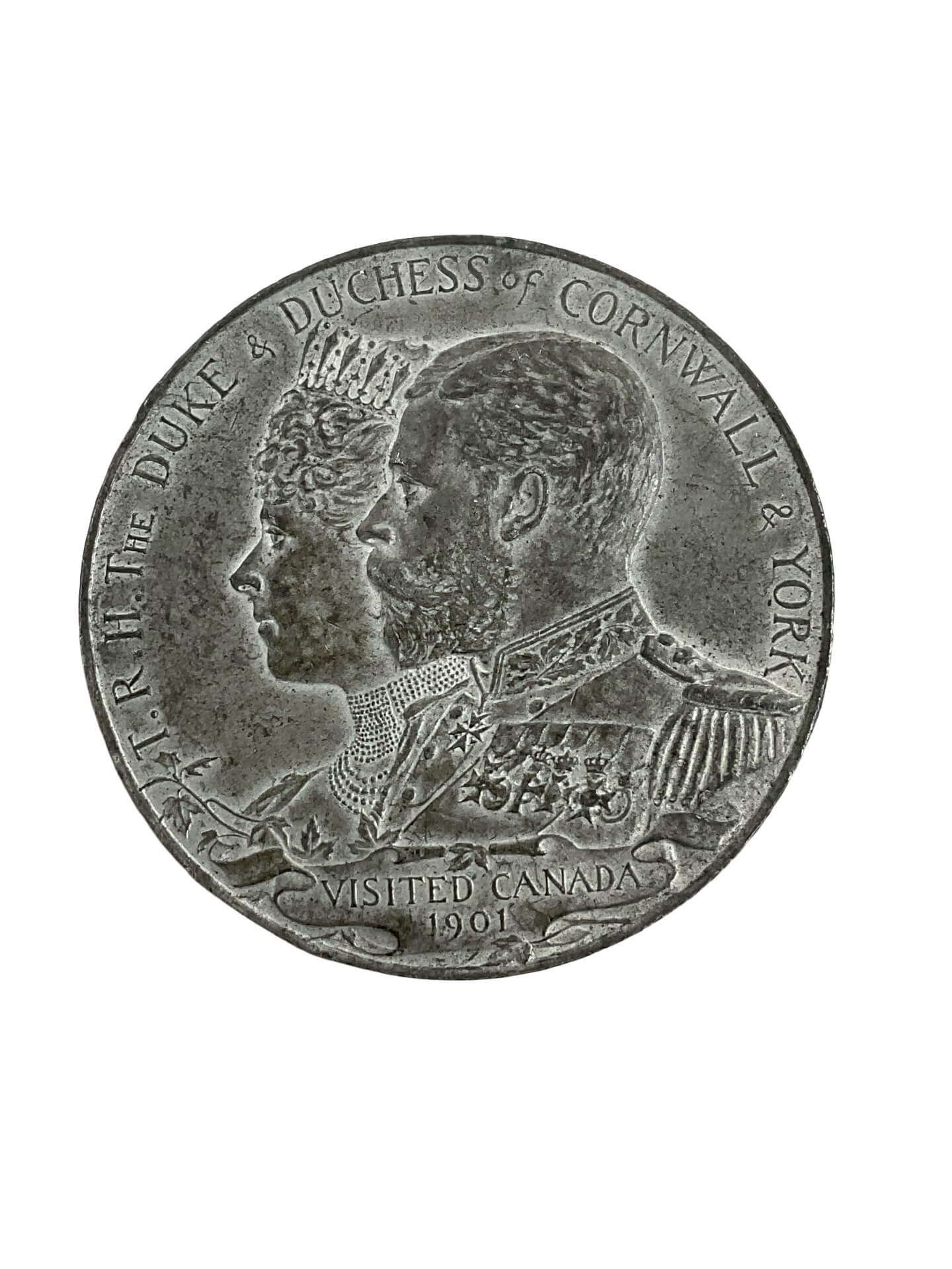 British Duke and Duchess of Cornwall and York Visiting Canada 1901 Coin 2" British Duke and Duchess of Cornwall and York Visiting Canada 1901 Coin 2"