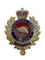 Canadian Forces RCE Engineers Enameled Cap Badge