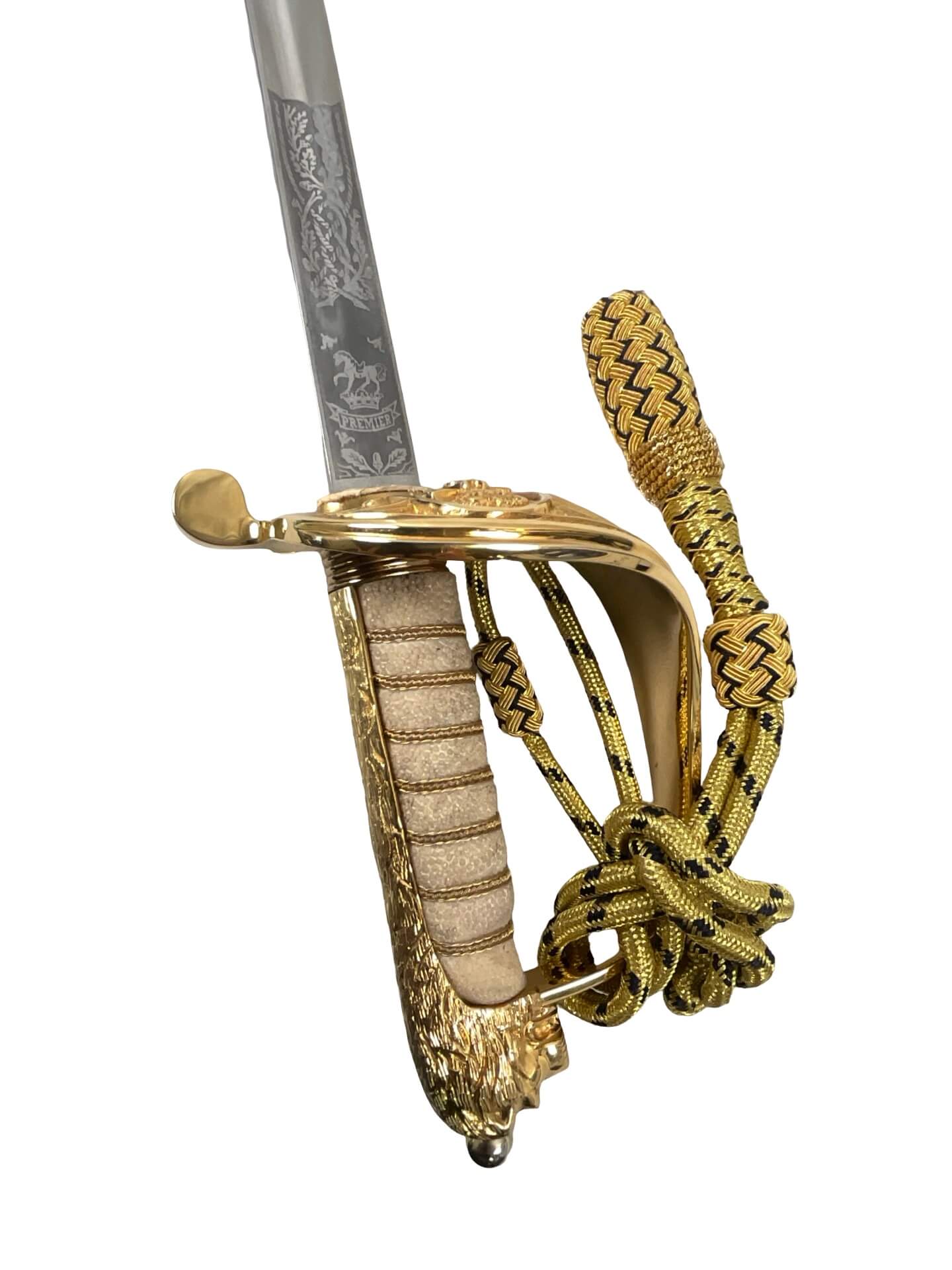 Canadian RCN Navy Officer's Sword with Scabbard and Knot Canadian RCN Navy Officer's Sword with Scabbard and Knot