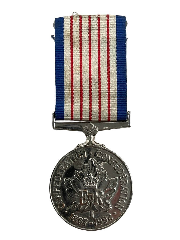 Canadian 125th Confederation Medal Full Size Canadian 125th Confederation Medal Full Size