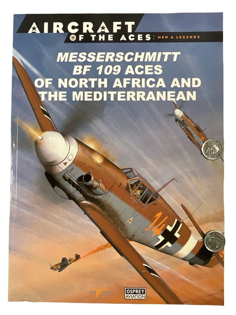 WW2 German Messerschmitt BF 109 Aces Over North Africa and the Mediterranean Osprey No 16 Used Softcover Reference Book WW2 German Messerschmitt BF 109 Aces Over North Africa and the Mediterranean Osprey No 16 Used Softcover Reference Book