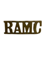 WW1 British BEF Royal Army Medical Corps RAMC Shoulder Title Insignia Single
