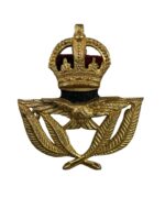 WW2 British Canadian RAF RCAF Warrant Officer's Cap Badge