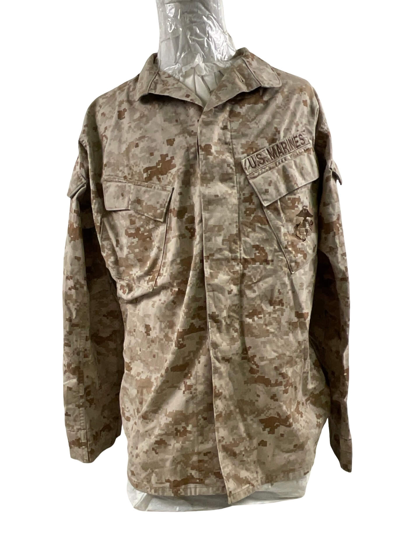 US USMC Desert MARPAT Shirt Size Medium Long US USMC Desert MARPAT Shirt Size Medium Long