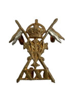 WW2 British 21st Lancers Collar Insignia Single