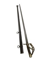 French Napoleonic Cavalry Sword With Scabbard Klingenthal Dated 1814 French Napoleonic Cavalry Sword With Scabbard Klingenthal Dated 1814