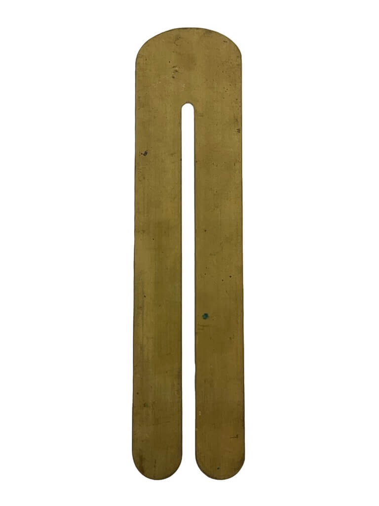 WW2 Canadian Army Brass Button Stick C Broad Arrowed WW2 Canadian Army Brass Button Stick C Broad Arrowed