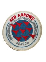 British RAF 25th Anniversary Red Arrows Season Squadron Patch
