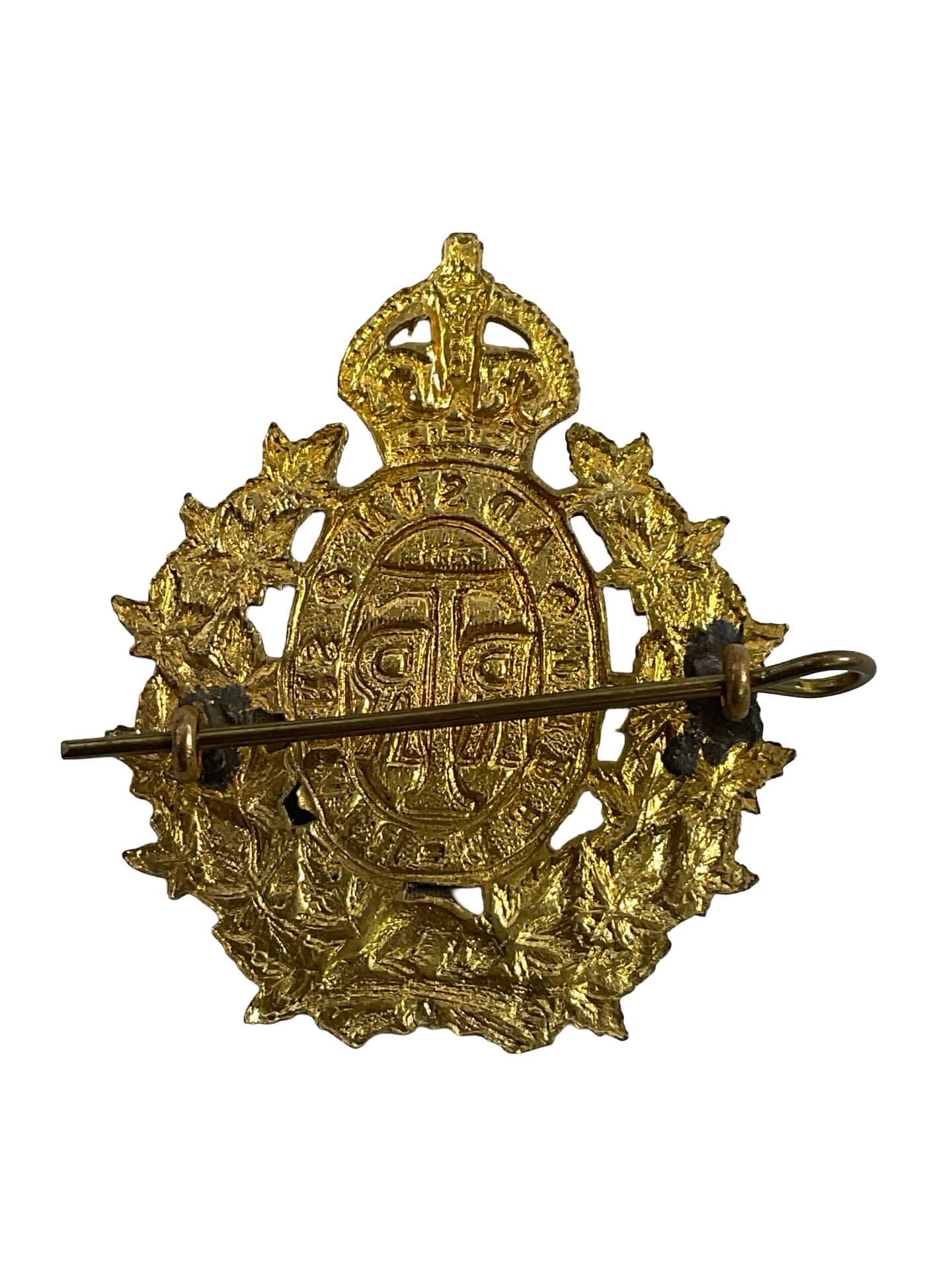 WW2 Canadian Three Rivers Regiment Cap Badge WW2 Canadian Three Rivers Regiment Cap Badge