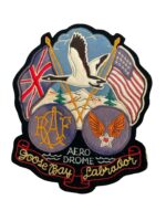 WW2 Canadian RCAF Goose Bay Labrador Newfoundland Aerodrome Crest Craft Multi Piece Construction Squadron Patch