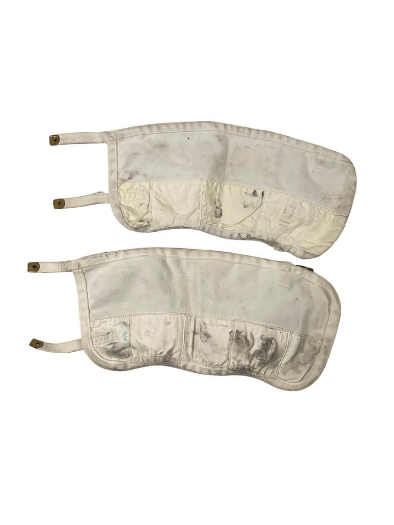 Canadian RCN Navy White Gaiters Size 3 Canadian RCN Navy White Gaiters Size 3