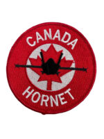 Canadian Forces RCAF Canada Hornet CF-18 Crest Vintage Patch 4 Inch