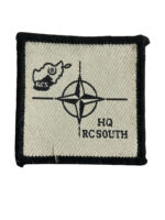 British Afghanistan Headquarters RC South NATO Woven Patch