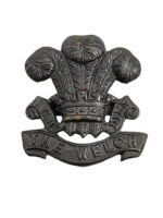 WW2 British The Welch Regiment Officer's Bronze OSD Cap Badge