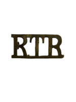 WW2 British Royal Tank Regiment Shoulder Title Insignia Single