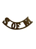 WW1 British BEF School of Musketry Shoulder Title Insignia Single