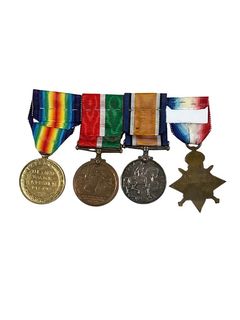 WW1 British Merchant Navy Medal Group X 4 W. Marshall WW1 British Merchant Navy Medal Group X 4 W. Marshall