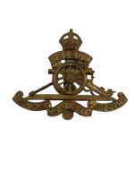 WW1 British BEF Royal Artillery Cap Badge