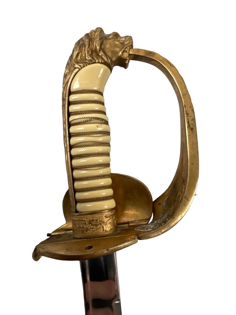 German Navy Kriegsmarine 1923 Pattern Officer's Sword With Scabbard Maker E&F Horster German Navy Kriegsmarine 1923 Pattern Officer's Sword With Scabbard Maker E&F Horster