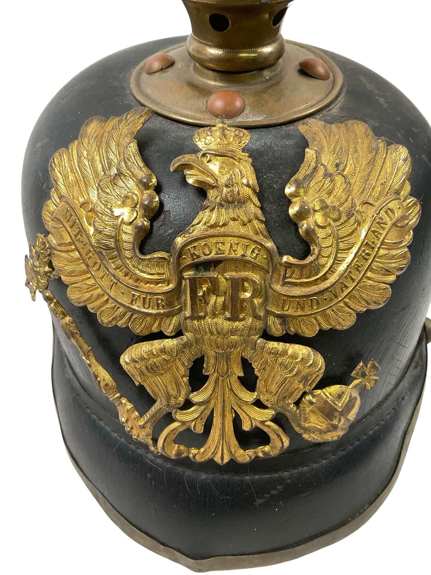 WW1 Imperial German Prussian Foot Artillery Other Ranks Pickelhaube WW1 Imperial German Prussian Foot Artillery Other Ranks Pickelhaube