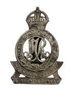 WW2 British Queen Mary's Regiment Surrey Yeomanry Cap Badge WW2 British Queen Mary's Regiment Surrey Yeomanry Cap Badge