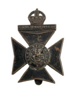 WW1 British BEF Queen Victoria Rifles Cap Badge