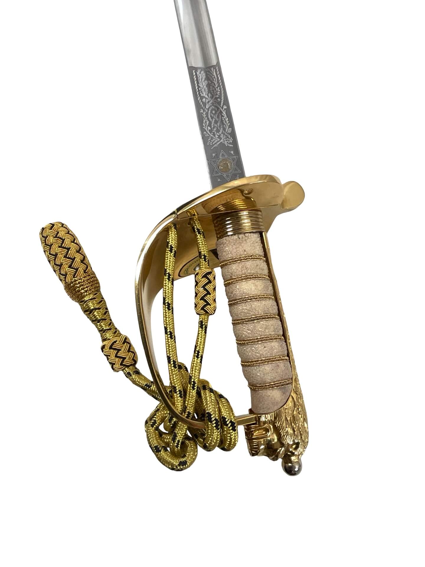 Canadian RCN Navy Officer's Sword with Scabbard and Knot Canadian RCN Navy Officer's Sword with Scabbard and Knot