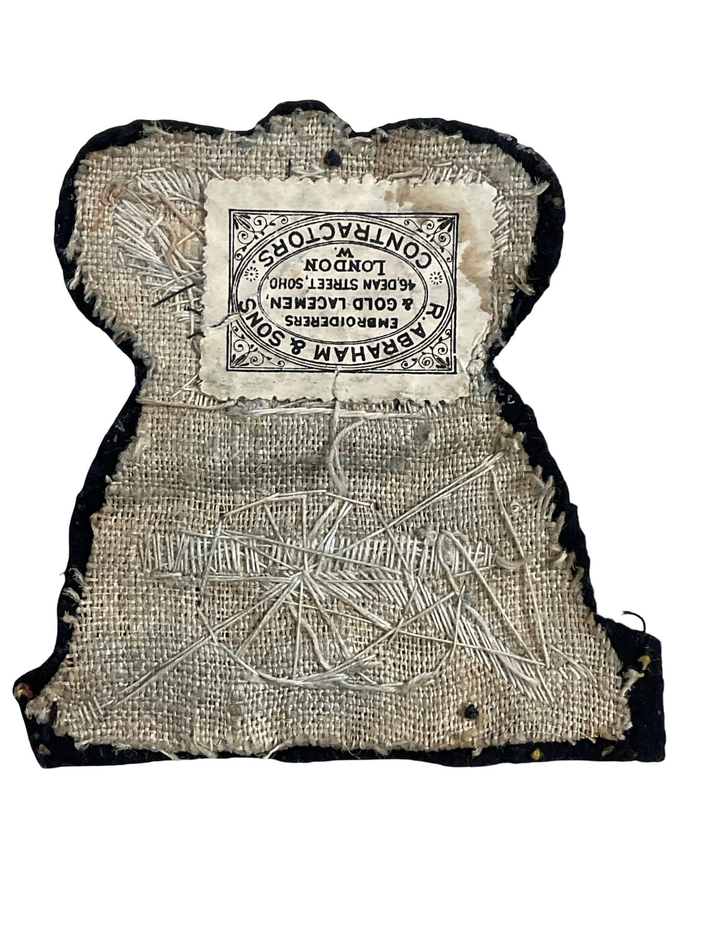 British Victorian Artillery Master Gunner Bullion Wire Trade Badge British Victorian Artillery Master Gunner Bullion Wire Trade Badge