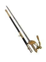 Canadian RCN Navy Officer's Sword with Scabbard and Knot