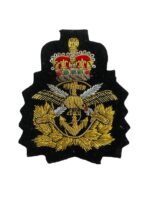 Canadian Forces General's Peak Cap Hat Bullion Wire Cap Badge