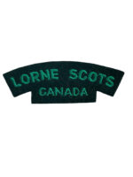 Canadian Lorne Scots Canada Shoulder Title Insignia Single Canadian Lorne Scots Canada Shoulder Title Insignia Single