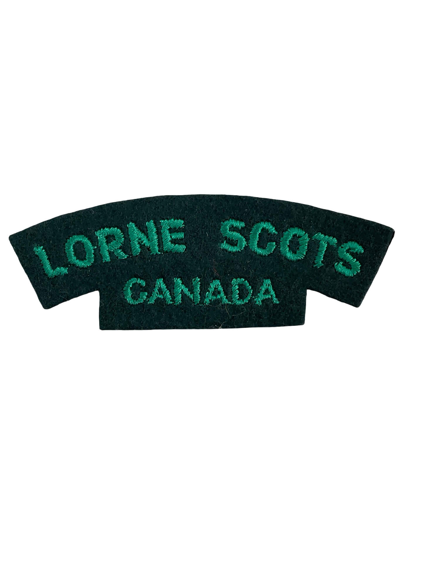 Canadian Lorne Scots Canada Shoulder Title Insignia Single Canadian Lorne Scots Canada Shoulder Title Insignia Single