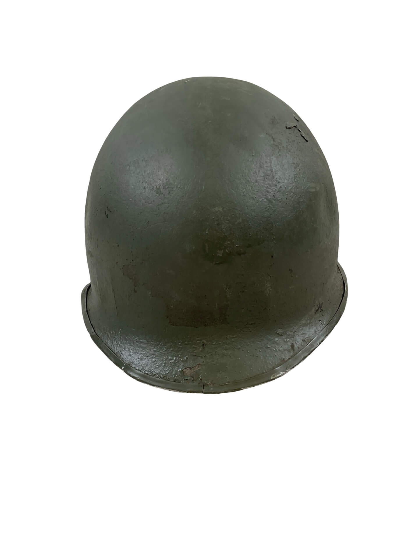 WW2 US Army Steel Helmet Front Seam Fixed Bale Shell WW2 US Army Steel Helmet Front Seam Fixed Bale Shell