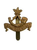 WW1 British BEF Royal Guernsey Regiment Cap Badge